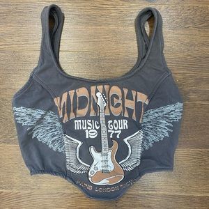 Crop top style corset